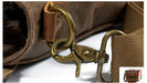 Waxed Canvas Men's Crossbody Bag, 15.6" Laptop Bag TC4606 | TOUCHANDCATCH NZ - Touch and Catch NZ