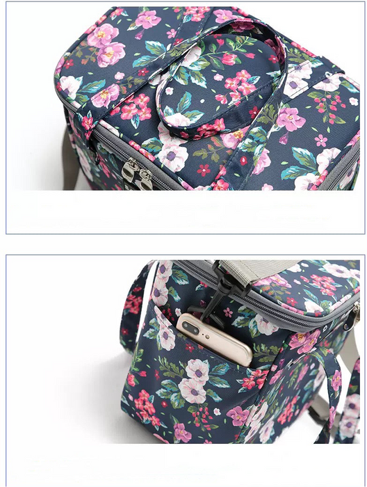 Insulated Lunch Bag Floral 7 Liter TC3935| TOUCHANDCATCH NZ - Touch and Catch NZ