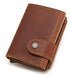 Genuine Leather Tri-Fold RFID Wallet, Pop-up Card Holder TC306 | TOUCHANDCATCH NZ - Touch and Catch NZ