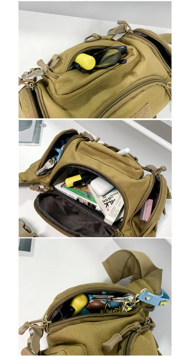 Canvas Chest Bag, Bum Bag TC239 | TOUCHANDCATCH NZ