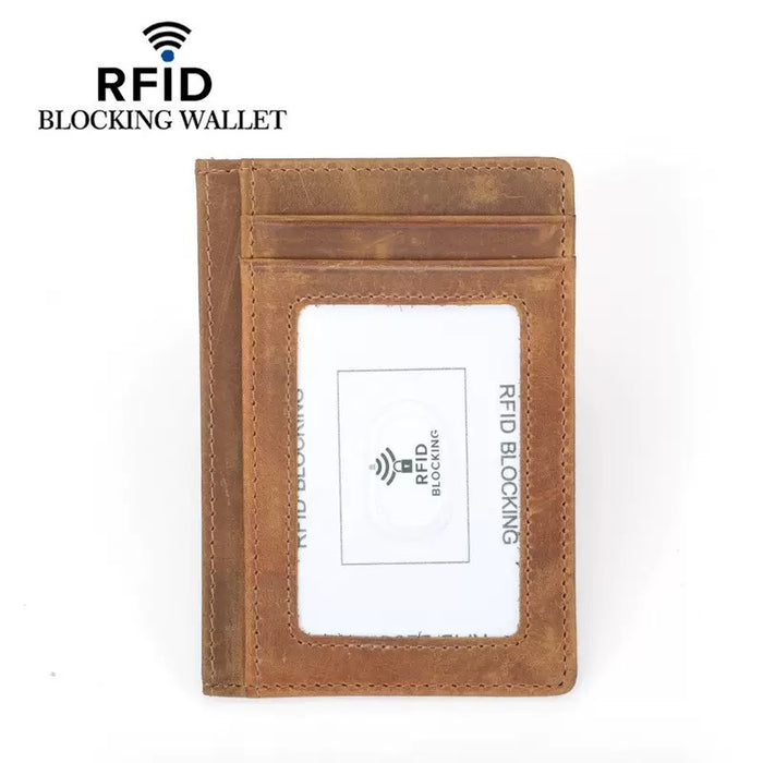 Men's RFID Genuine Leather Wallet TC3109 | TOUCHANDCATCH NZ