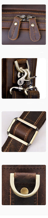 Genuine Leather Crossbody Bag, 15.6" Laptop Bag, Briefcase TC4382 | TOUCHANDCATCH NZ - Touch and Catch NZ