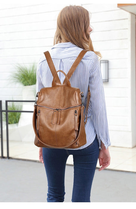 Vegan Leather Crossbody Bag, Backpack TCA001 | TOUCHANDCATCH NZ - Touch and Catch NZ