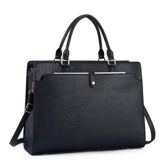 Women's Vegan Leather Crossbody Bag, Tote bag, 15.6" Laptop Bag TC236 | TOUCHANDCATCH NZ