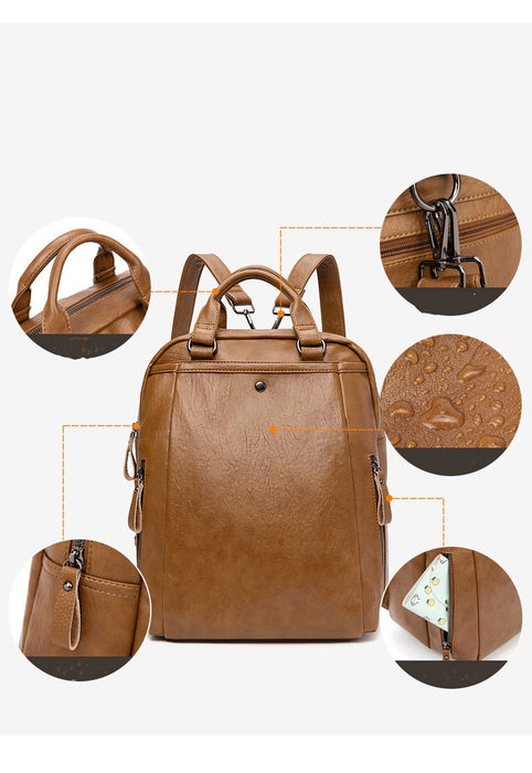 Women's Vegan Leather Backpack TC7098 | TOUCHANDCATCH NZ