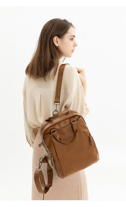 Women's Vegan Leather Backpack TC7098 | TOUCHANDCATCH NZ