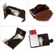 Genuine Leather Tri-Fold RFID Wallet, Pop-up Card Holder TC306 | TOUCHANDCATCH NZ - Touch and Catch NZ