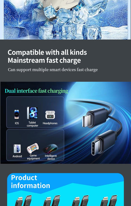 Car Charger On Cigarette Lighter Adapter With Twin Retractable Cables TCA1 | TOUCHANDCATCH NZ - Touch and Catch NZ