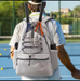 Tennis Backpack, Pickle Ball Backpack, Racket Sports Backpack, Sports Backpack, Travel Backpack Black Color TC6970| TOUCHANDCATCH NZ - Touch and Catch NZ