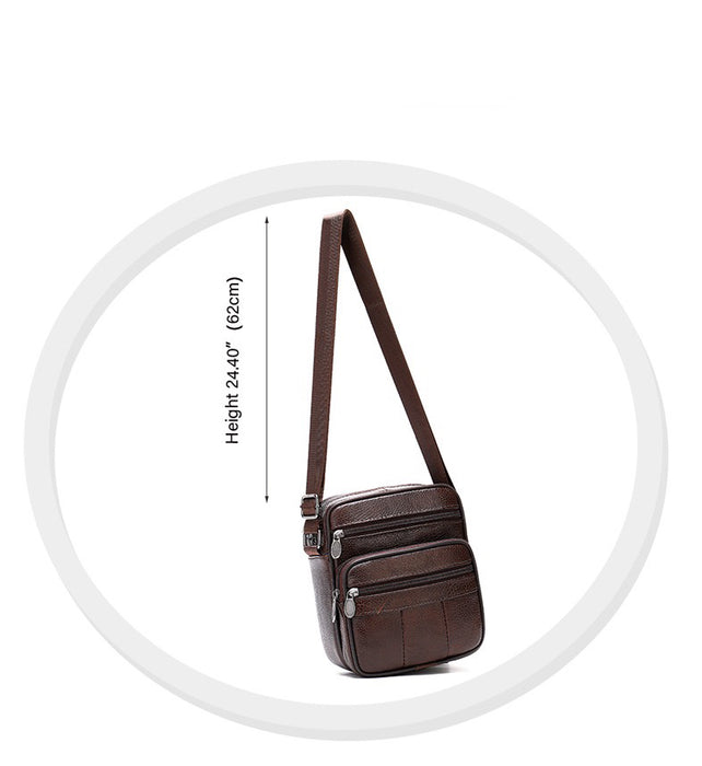 Men's Genuine Leather Crossbody Bag, Satchel TC4050 | TOUCHANDCATCH NZ - Touch and Catch NZ