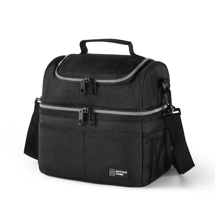 2-Compartment Insulated Lunch Bag, Thermal Bag, Picnic Bag TC1054 | TOUCHANDCATCH NZ