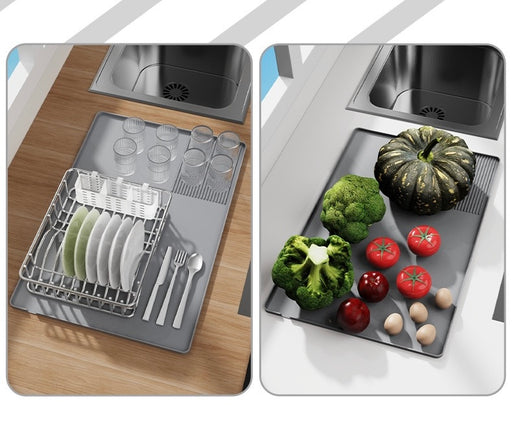 Silicone Coffee Machine Mat, Kitchen Mat Black Color TCJ6521 | TOUCHANDCATCH NZ - Touch and Catch NZ