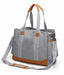 Nappy Bag, Nappy Tote Bag Grey Colour 111-1