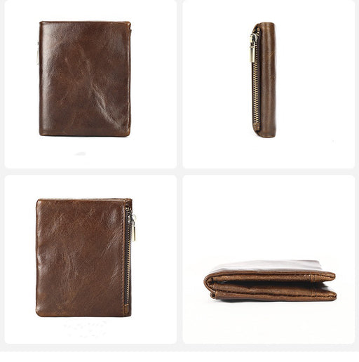 Genuine Leather RFID Bi-Fold Wallet TC926 | TOUCHANDCATCH NZ - Touch and Catch NZ