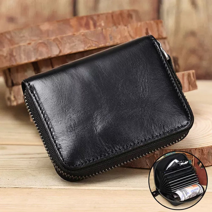 Genuine  Leather RFID Wallet, Card Case TC044 | TOUCHANDCATCH NZ