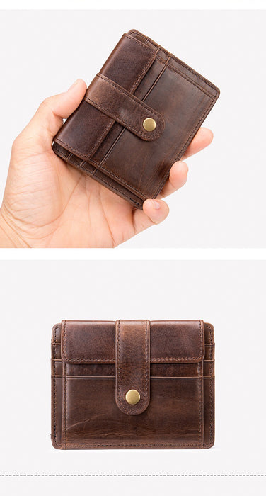 Genuine Leather Bi-Fold Wallet, Card Wallet TC3014 | TOUCHANDCATCH NZ - Touch and Catch NZ