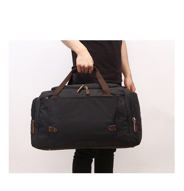 Washed Canvas Travel Bag, Gym Bag TC018 | TOUCHANDCATCH NZ - Touch and Catch NZ