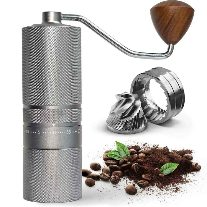 Precision Manual Coffee Grinder with 60-Level Adjustment & Stainless Steel Burrs
 TCBS778 | TOUCHANDCATCH NZ