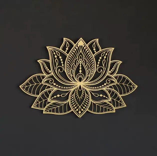 Home Decor, Metal Wall Art - Lotus flower TC9401 | TOUCHANDCATCH NZ - Touch and Catch NZ