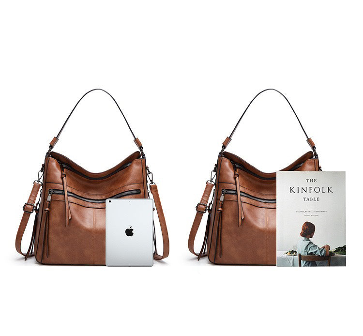 Women's Vegan Leather Handbag, Crossbody Bag, Tote Bag TC1258 | TOUCHANDCATCH NZ