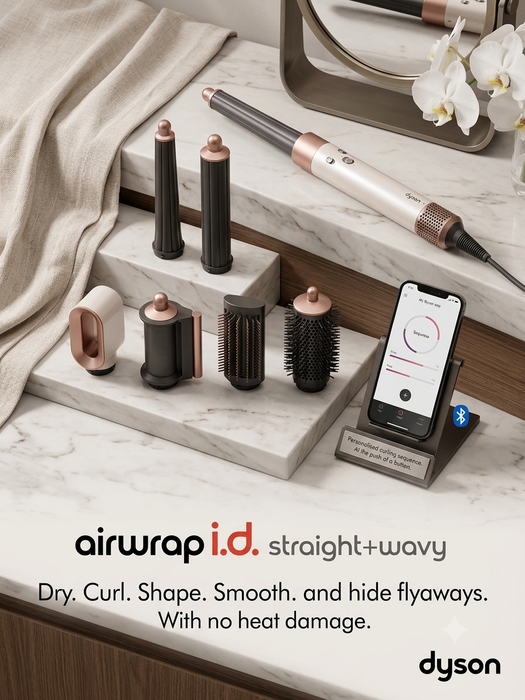Dyson Airwrap i.d. Straight+Wavy Full Attachment Suite - Touch & Catch NZ