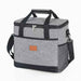 Insulated Cooler Bag 15L TC8025 | Leak-Proof Lunch, Picnic & Delivery Bag — Wine Red or Grey