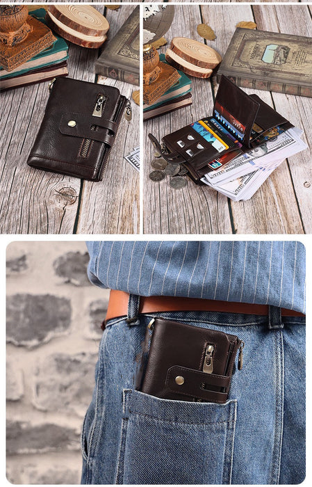 Genuine Leather Wallet TC3449 | TOUCHANDCATCH NZ
