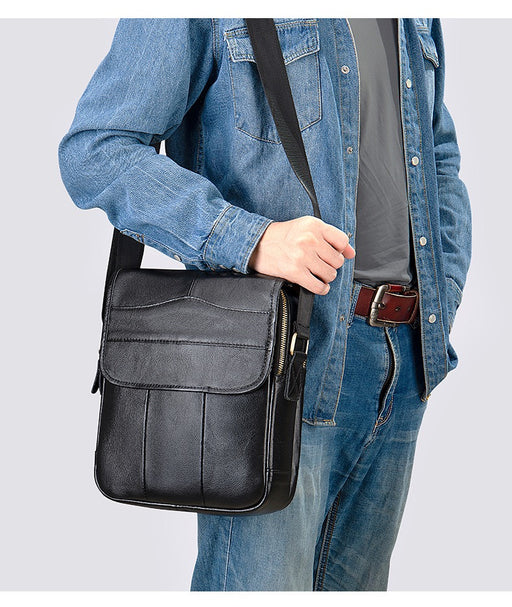 Men's Genuine Leather Satchel TC121 | TOUCHANDCATCH NZ - Touch and Catch NZ