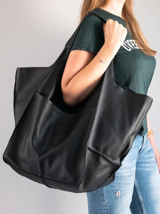 Vegan Leather Women's Tote Bag, Hangbag TC21 | TOUCHANDCATCH NZ - Touch and Catch NZ