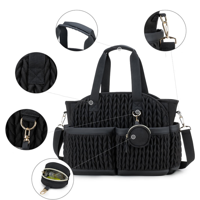 Nappy Bag, Nappy Tote Bag Grey Colour TC8115 | TOUCHANDCATCH NZ - Touch and Catch NZ
