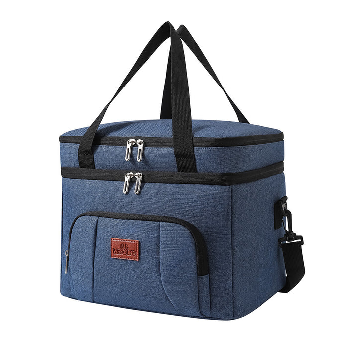 Insulated Lunch Bag 2-Compartment, Cooler Bag, Picnic Bag 10 Liter | TOUCHANDCATCH NZ