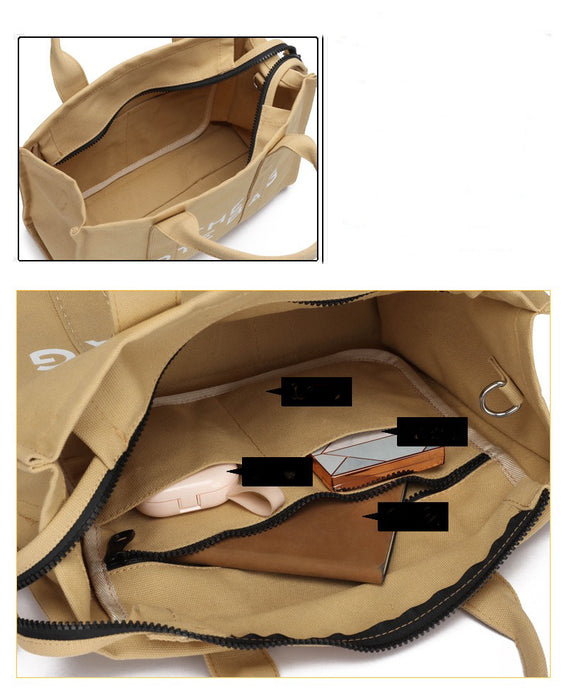 Women's Canvas Tote Bag, Handbag, Crossbody Bag TC1829 | TOUCHANDCATCH NZ - Touch and Catch NZ