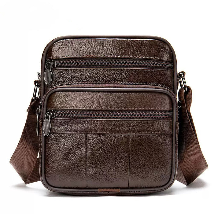 Men's Genuine Leather Crossbody Bag, Satchel TC4050 | TOUCHANDCATCH NZ - Touch and Catch NZ