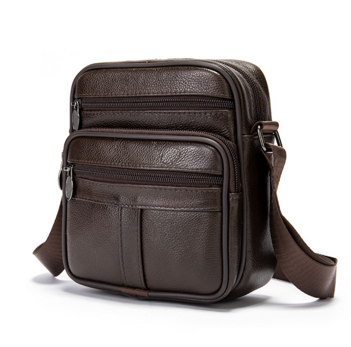 Men's Genuine Leather Crossbody Bag, Men’s Satchel TC4608 | TOUCHANDCATCH NZ - Touch and Catch NZ
