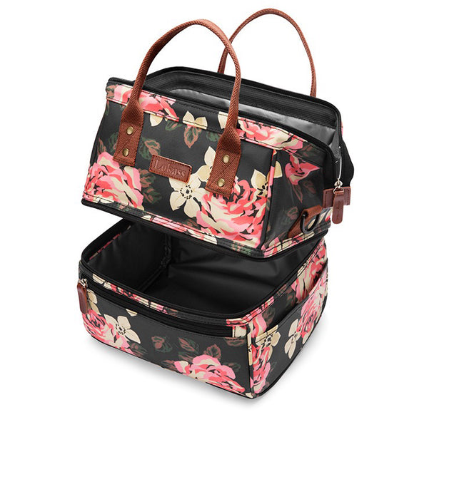 2-Compartment Insulated Lunch Bag, Thermal Bag, Picnic Bag TC1236  | TOUCHANDCATCH NZ - Touch and Catch NZ
