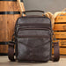 Men's Genuine Leather Crossbody Bag, Men’s Satchel TC842 | TOUCHANDCATCH NZ - Touch and Catch NZ