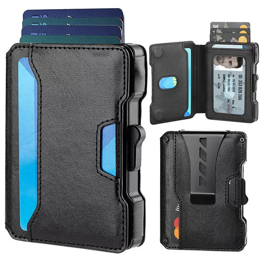 Carbon Fiber RFID Pop-up Card Case TCHT065 | TOUCHANDCATCH NZ - Touch and Catch NZ