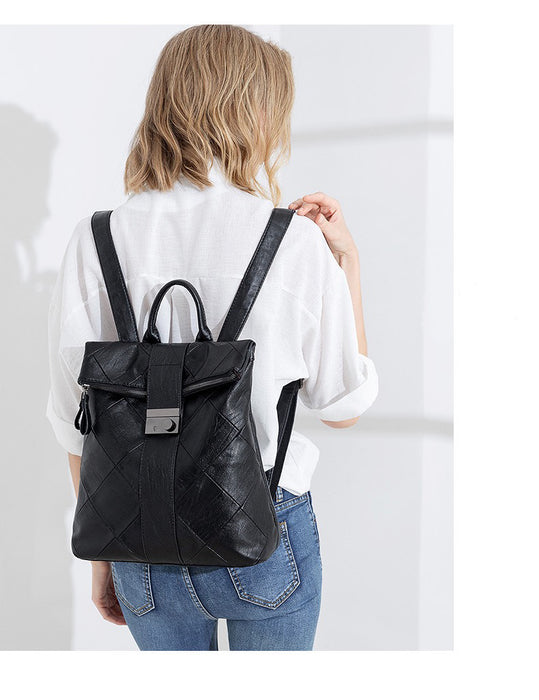 Women's Vegan Leather Backpack TC6601 | TOUCHANDCATCH NZ