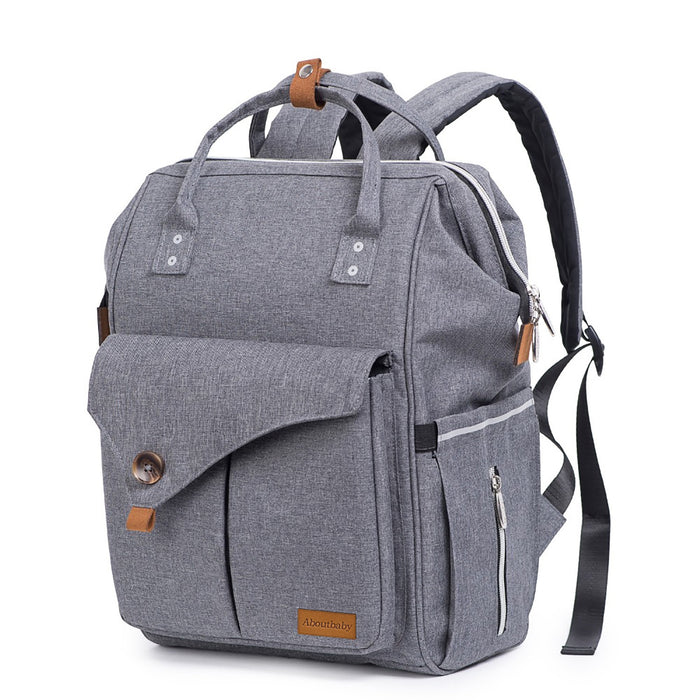 Nappy Bag, Nappy Backpack Grey Colour 102 | TOUCHANDCATCH NZ - Touch and Catch NZ