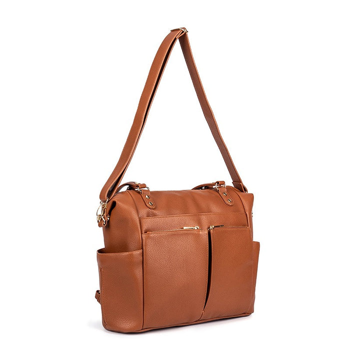 Vegan Leather Nappy Bag, Nappy Backpack TC587 | TOUCHANDCATCH NZ - Touch and Catch NZ