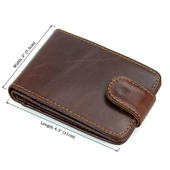 Genuine Leather RFID Wallet TC8121 | TOUCHANDCATCH NZ - Touch and Catch NZ