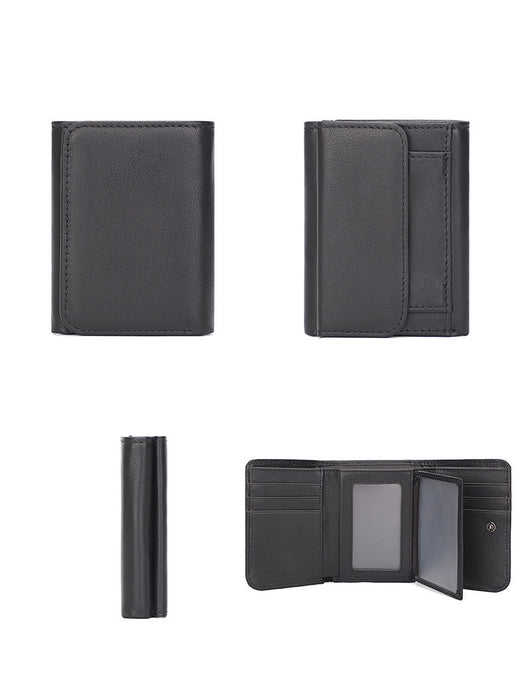 Genuine Leather Tri-fold RFID Wallet TC106 | TOUCHANDCATCH NZ - Touch and Catch NZ