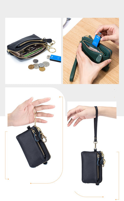 Women's Genuine Leather Card Wallet, Genuine Leather Coin Wallet  TC30 | TOUCHANDCATCH NZ - Touch and Catch NZ