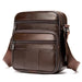Men's Genuine Leather Crossbody Bag, Men’s Satchel TC608 | TOUCHANDCATCH NZ - Touch and Catch NZ