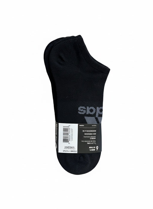 ADIDAS SUPERLITE CLIMACOOL NO SHOW SOCKS 6 PAIRS SIZE 6-12 BLACK | TOUCHANDCATCH NZ - Touch and Catch NZ