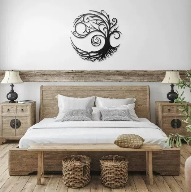 Home Decor Wall Art Metal Abstract Tree Of Life TC3442 | TOUCHANDCATCH NZ - Touch and Catch NZ