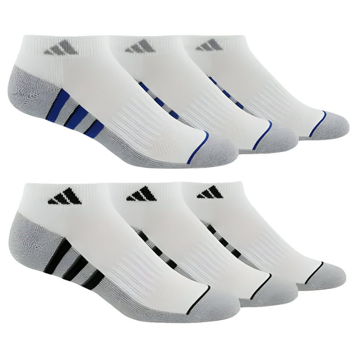 ADIDAS MEN’S PERFORMANCE CLIMACOOL CUSHIONED LOW CUT SOCKS 6 PAIRS SIZE 6-12 TCA985 | TOUCHANDCATCH NZ - Touch and Catch NZ