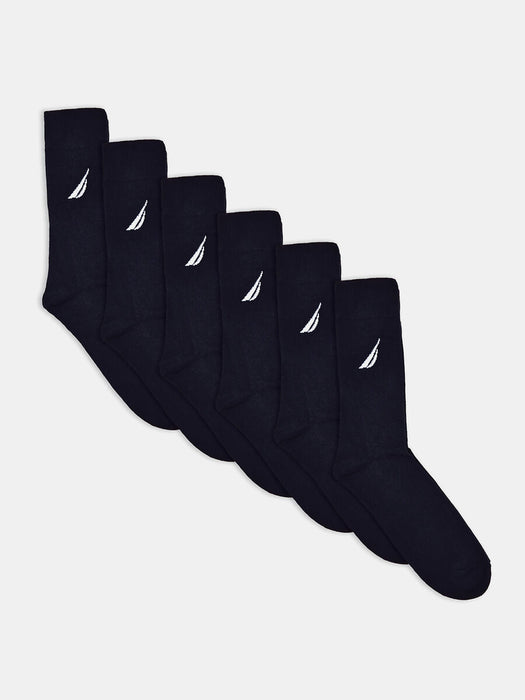 NAUTICA MEN'S 6 PAIRES DRESS SOCKS SIZE 7-12 TC8715 |TOUCHANDCATCH NZ - Touch and Catch NZ
