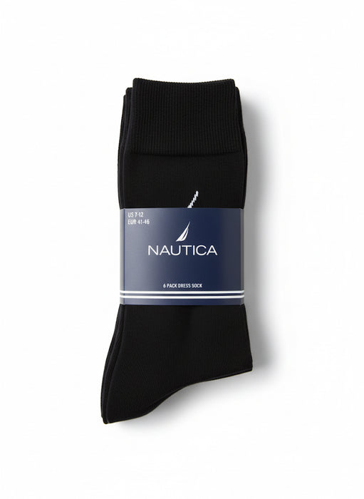NAUTICA MEN'S 6 PAIRES DRESS SOCKS SIZE 7-12 TC8715 |TOUCHANDCATCH NZ - Touch and Catch NZ