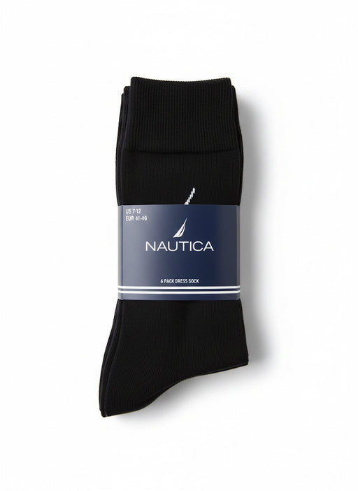 NAUTICA MEN'S 6 PAIRES DRESS SOCKS SIZE 7-12 TC8715 |TOUCHANDCATCH NZ - Touch and Catch NZ